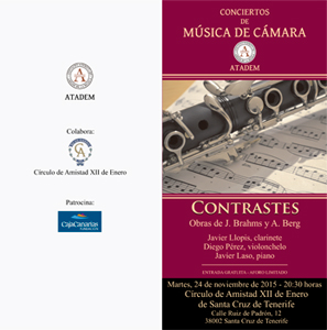 Contrastes  - Ciclo de difusión de la Música de Cámara de ATADEM