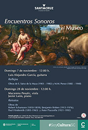 CARTEL - ENCUENTROS SONOROS EN EL MUSEO - REFLEJOS